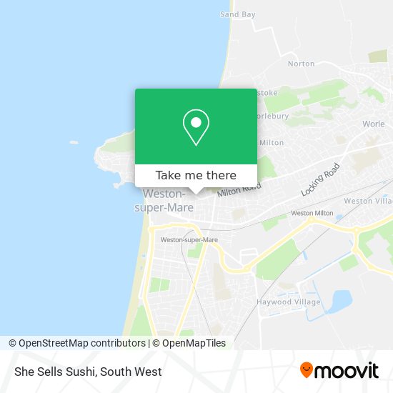 She Sells Sushi map