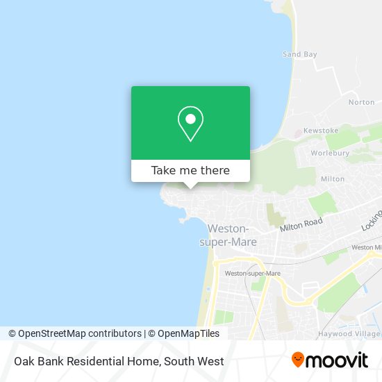 Oak Bank Residential Home map