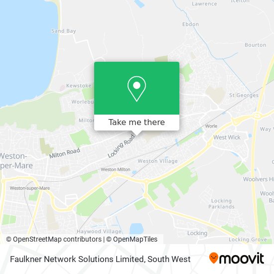 Faulkner Network Solutions Limited map