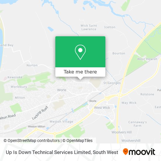 Up Is Down Technical Services Limited map