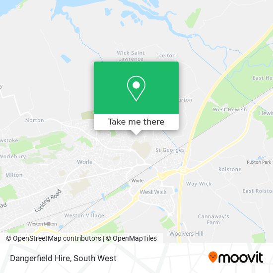 Dangerfield Hire map