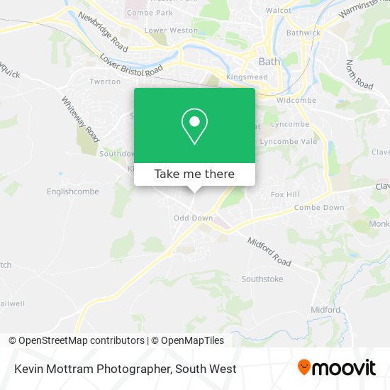 Kevin Mottram Photographer map