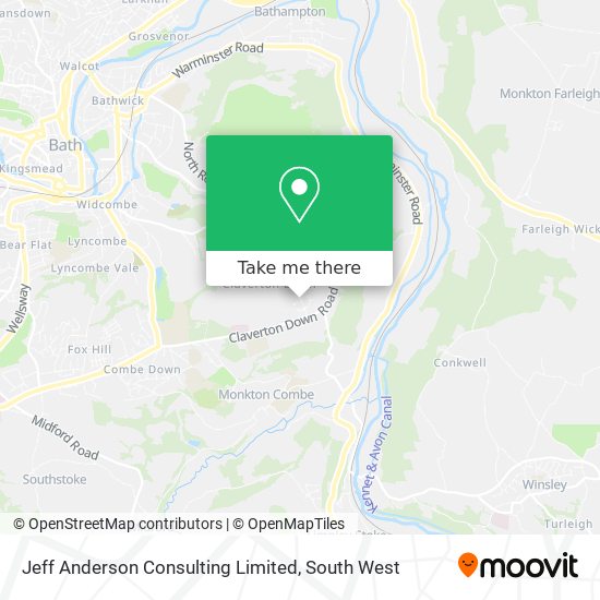 Jeff Anderson Consulting Limited map