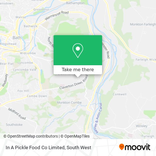 In A Pickle Food Co Limited map