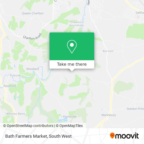 Bath Farmers Market map