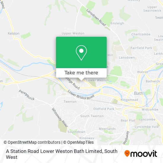 A Station Road Lower Weston Bath Limited map