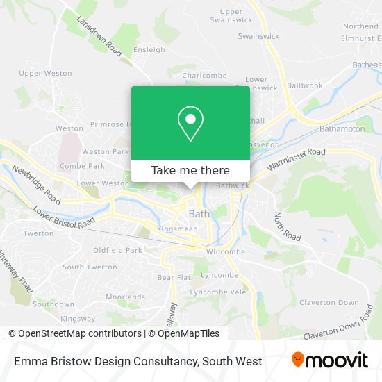 Emma Bristow Design Consultancy map
