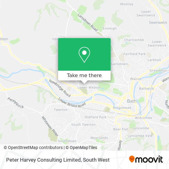 Peter Harvey Consulting Limited map