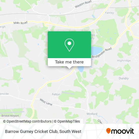 Barrow Gurney Cricket Club map
