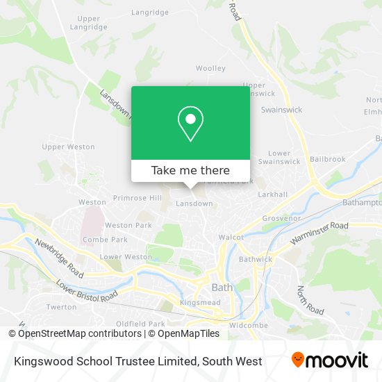 Kingswood School Trustee Limited map