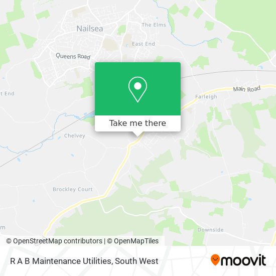 R A B Maintenance Utilities map