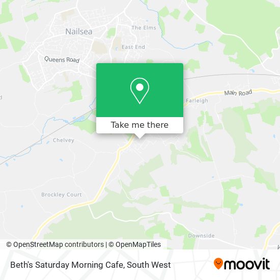 Beth's Saturday Morning Cafe map