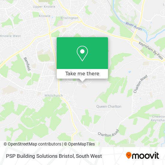 PSP Building Solutions Bristol map