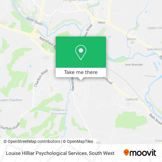 Louise Hilliar Psychological Services map