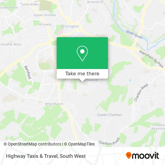 Highway Taxis & Travel map