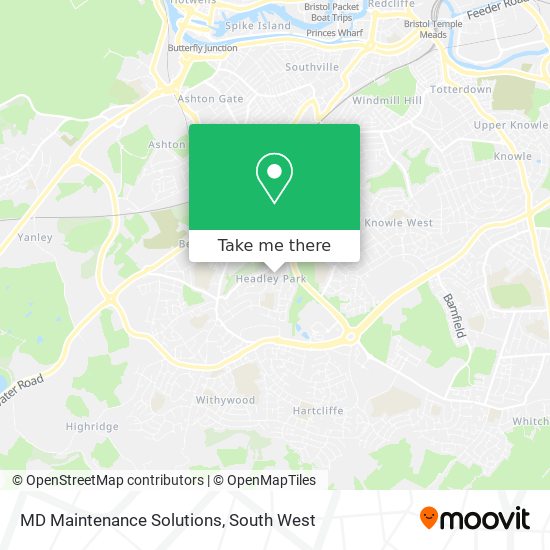 MD Maintenance Solutions map