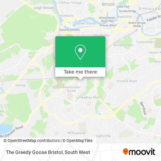The Greedy Goose Bristol map