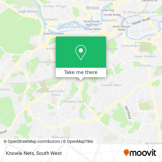 Knowle Nets map