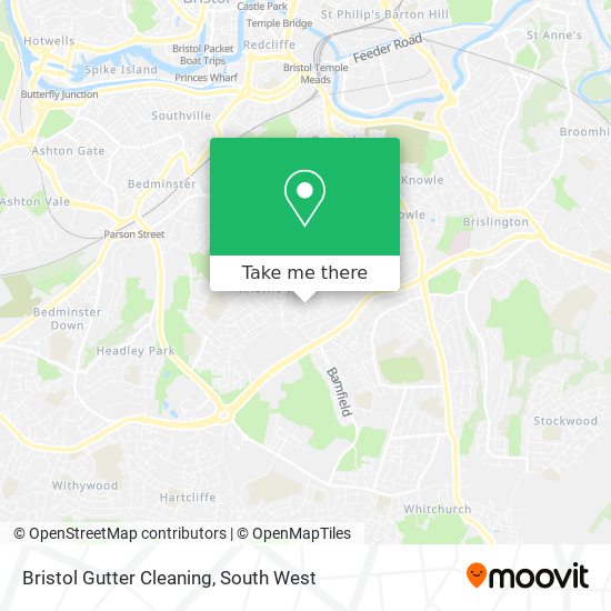 Bristol Gutter Cleaning map