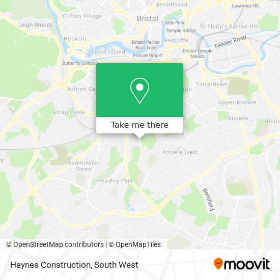 Haynes Construction map