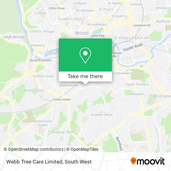 Webb Tree Care Limited map