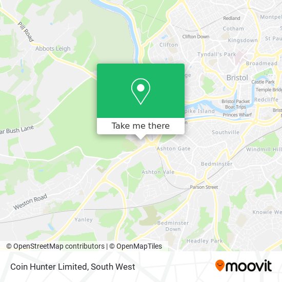 Coin Hunter Limited map
