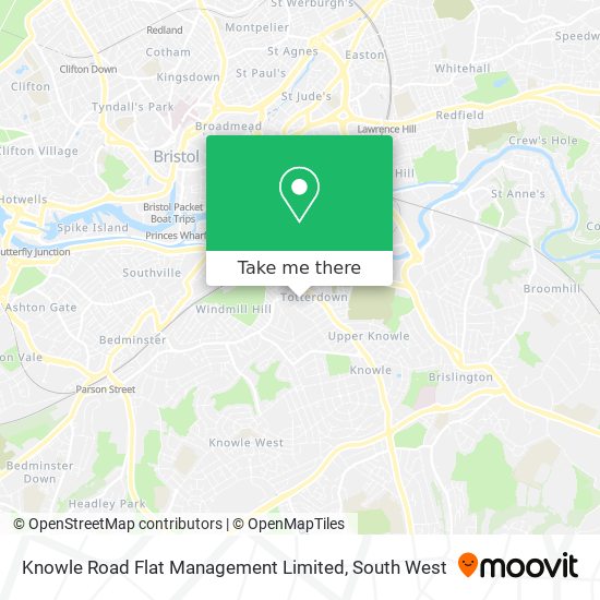 Knowle Road Flat Management Limited map