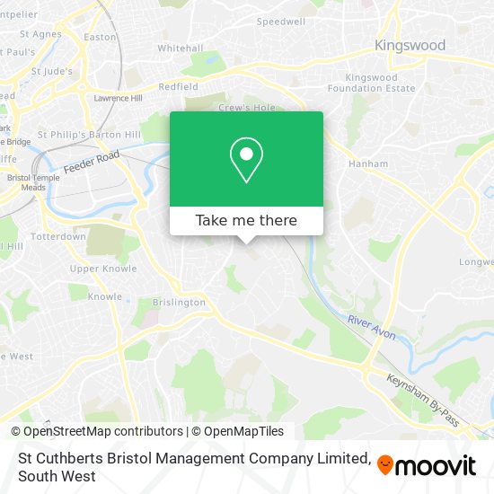 St Cuthberts Bristol Management Company Limited map