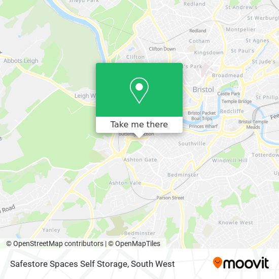 Safestore Spaces Self Storage map