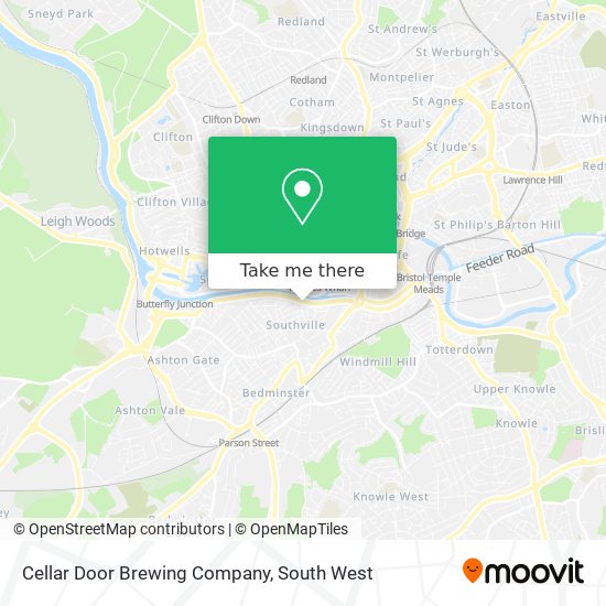 Cellar Door Brewing Company map