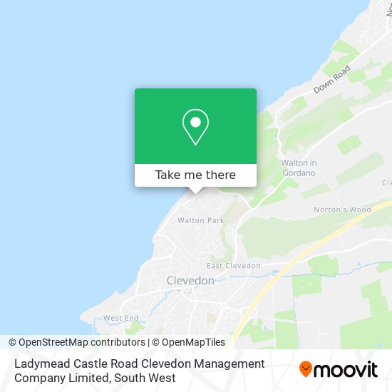 Ladymead Castle Road Clevedon Management Company Limited map