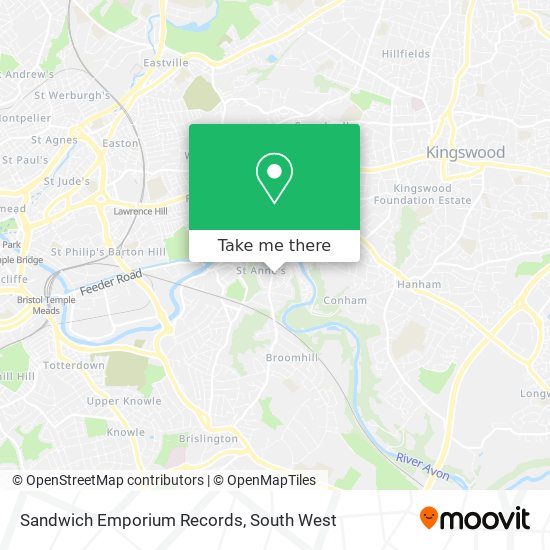 Sandwich Emporium Records map