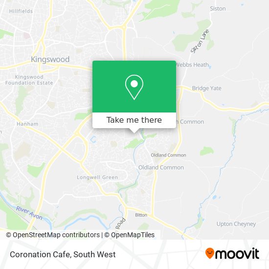 Coronation Cafe map