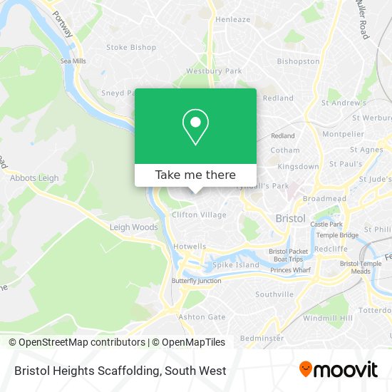 Bristol Heights Scaffolding map