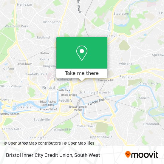 Bristol Inner City Credit Union map