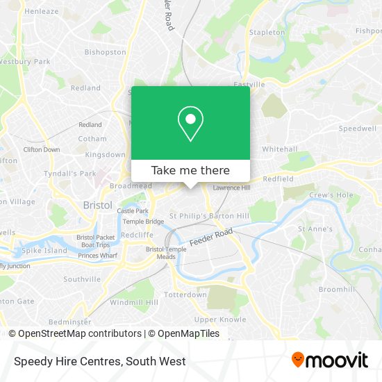 Speedy Hire Centres map