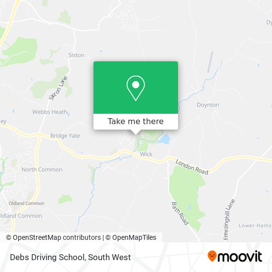 Debs Driving School map