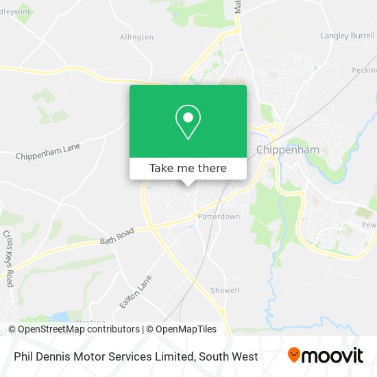 Phil Dennis Motor Services Limited map