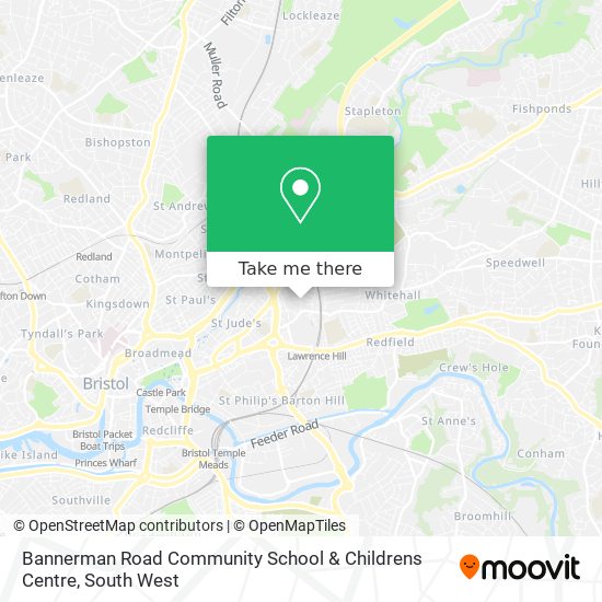 Bannerman Road Community School & Childrens Centre map
