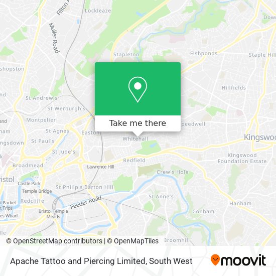 Apache Tattoo and Piercing Limited map