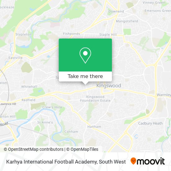 Karhya International Football Academy map