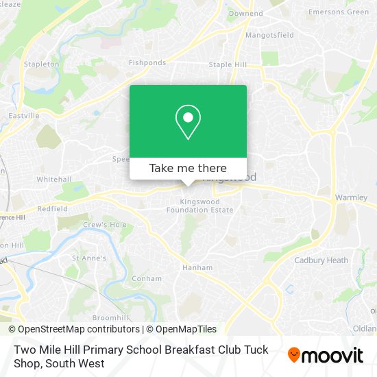Two Mile Hill Primary School Breakfast Club Tuck Shop map