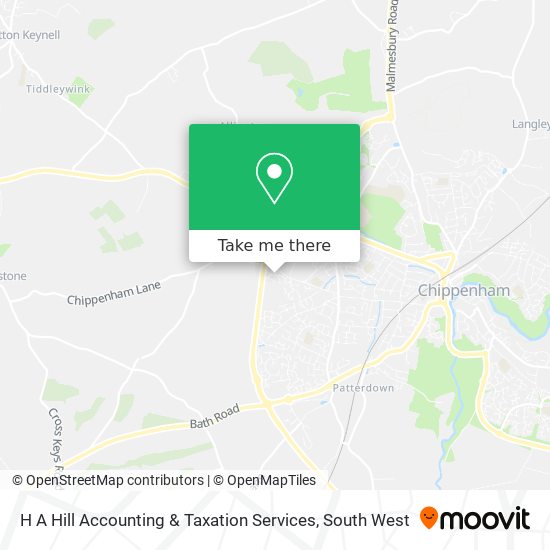 H A Hill Accounting & Taxation Services map