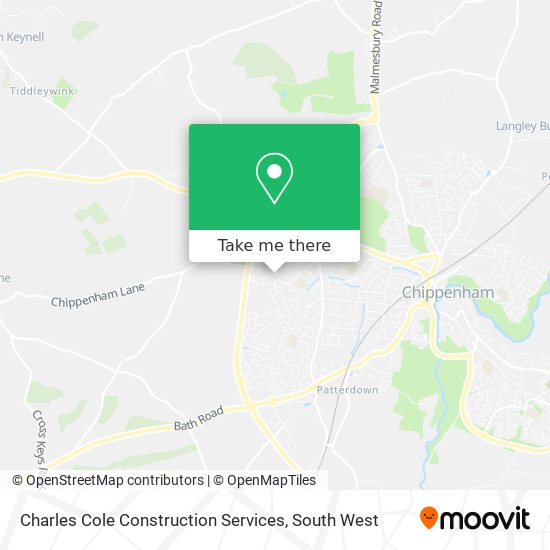 Charles Cole Construction Services map