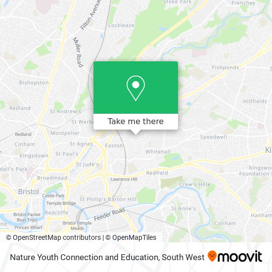 Nature Youth Connection and Education map