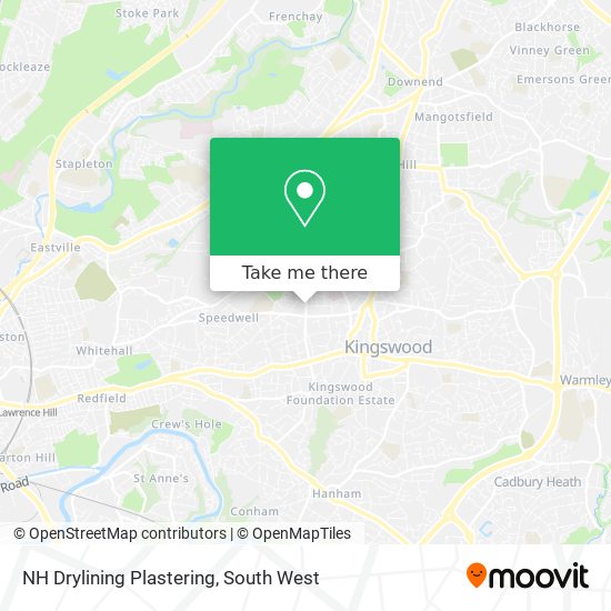 NH Drylining Plastering map