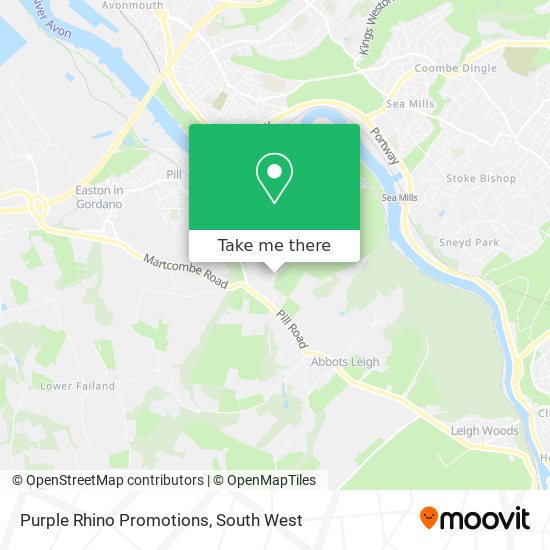 Purple Rhino Promotions map