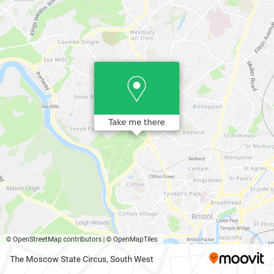 The Moscow State Circus map