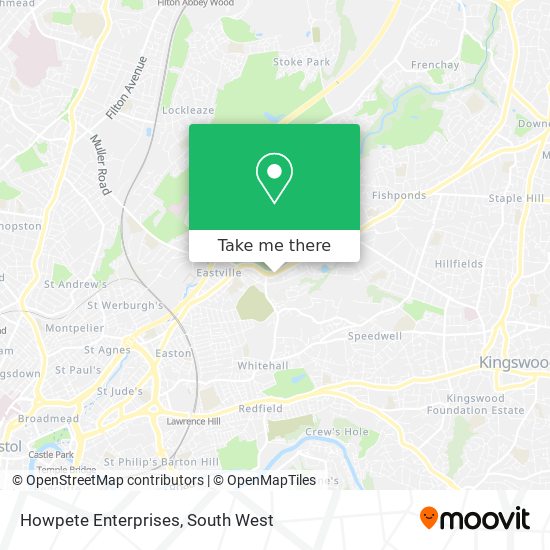 Howpete Enterprises map