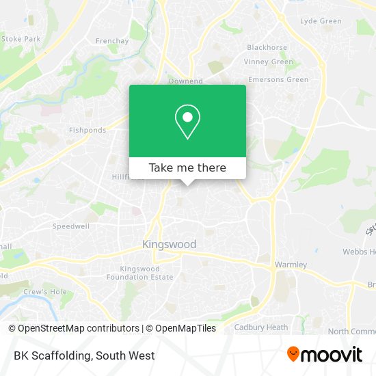 BK Scaffolding map
